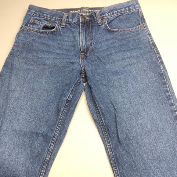 LIKE NEW VINTAGE OLD NAVY REGULAR STRAIGHT JEANS 34x32 ⭐️ - Picture 5 of 10